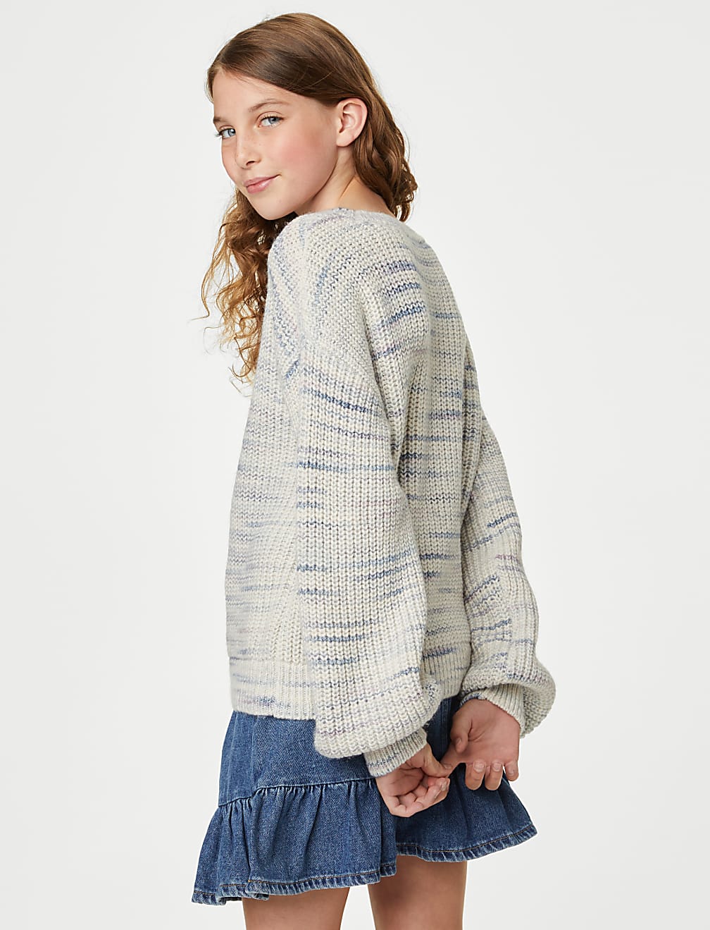 Cotton Rich Patterned Jumper (6-16 Yrs)