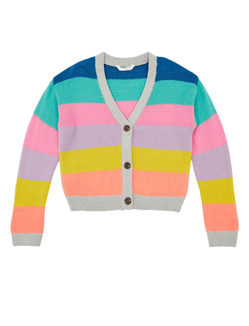 Rainbow Striped Cardigan (6-16 Yrs)