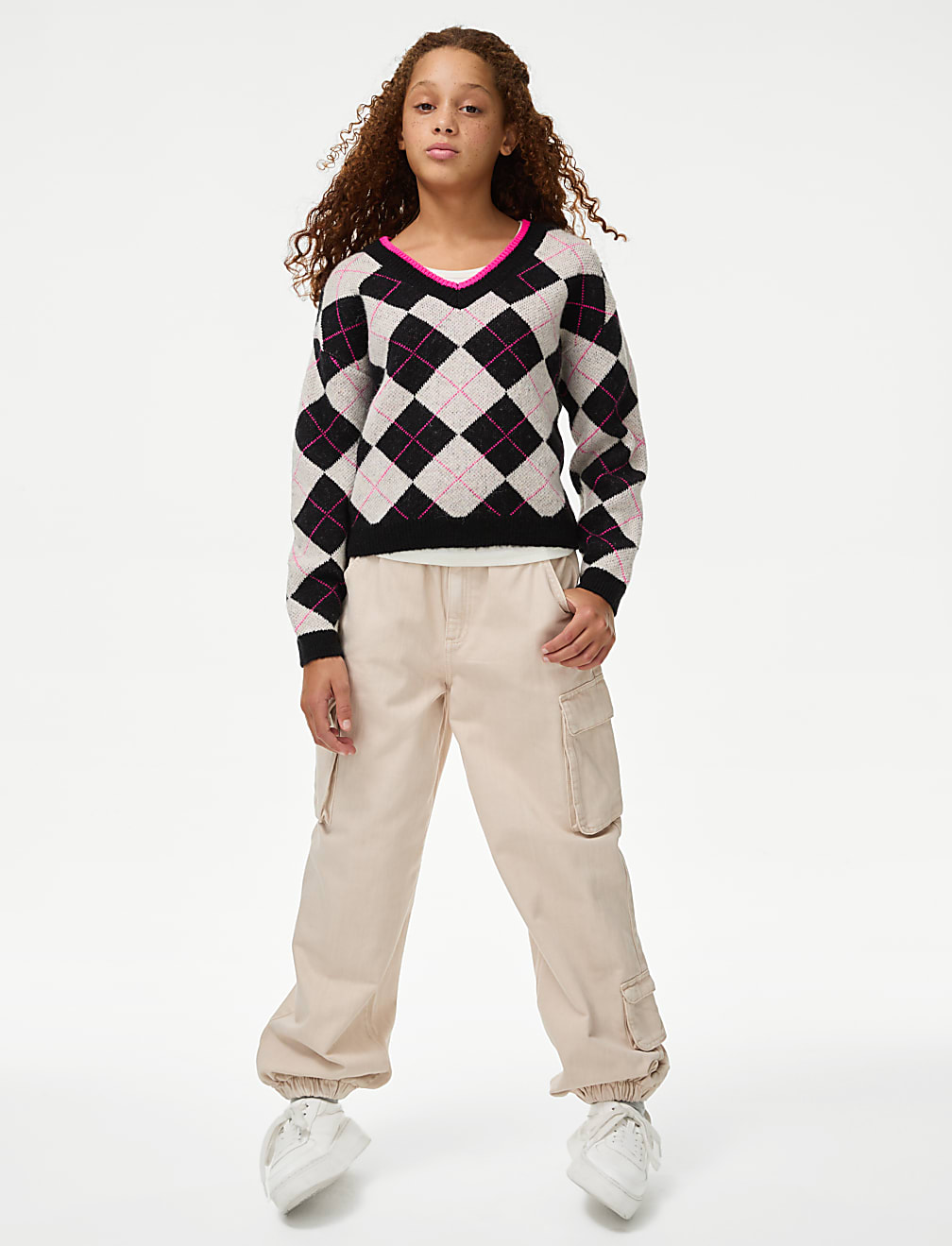 Argyle Jumper (6-16 Yrs)