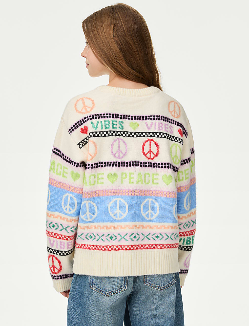 Fair Isle Peace Jumper (2-16 Yrs)