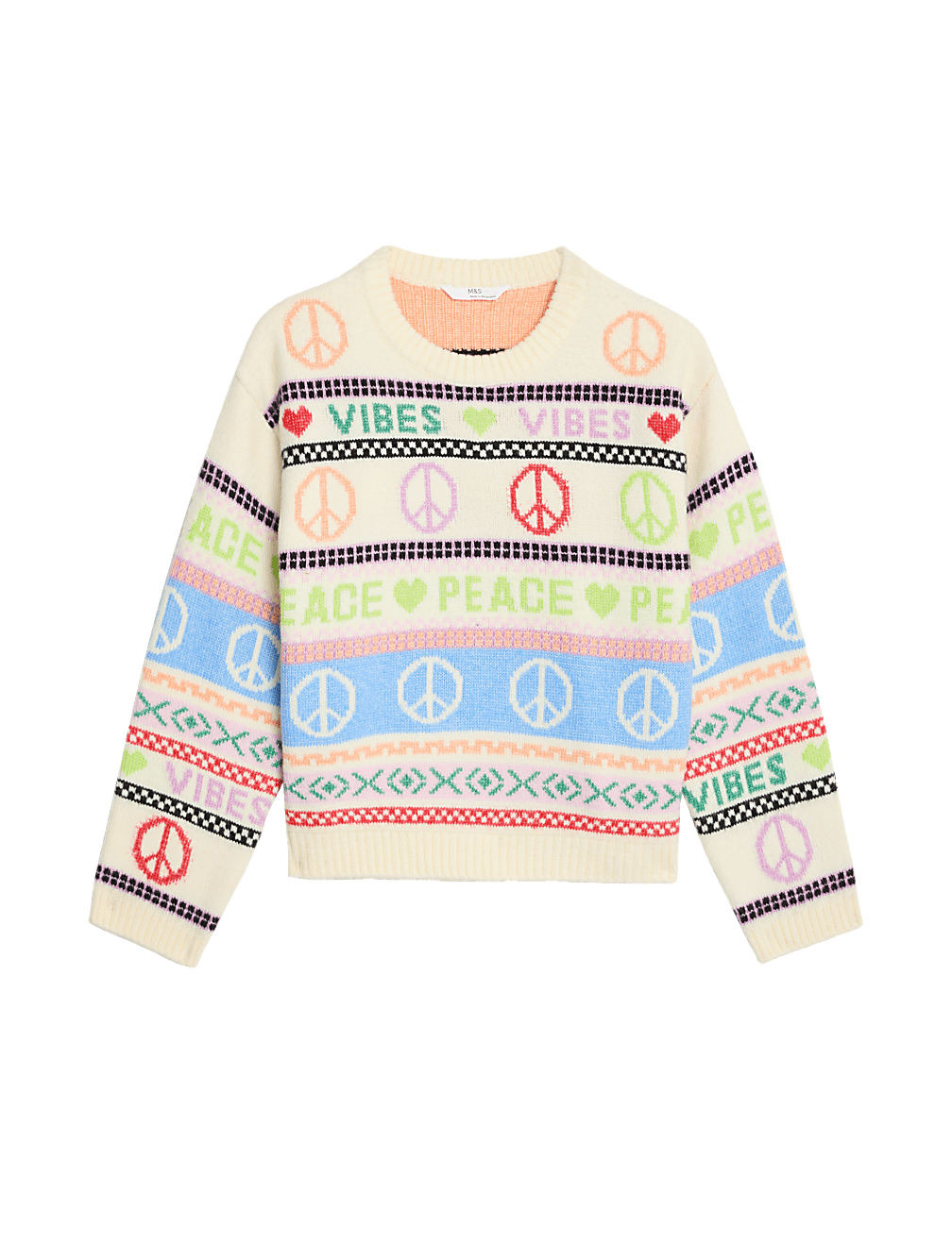 Fair Isle Peace Jumper (2-16 Yrs)