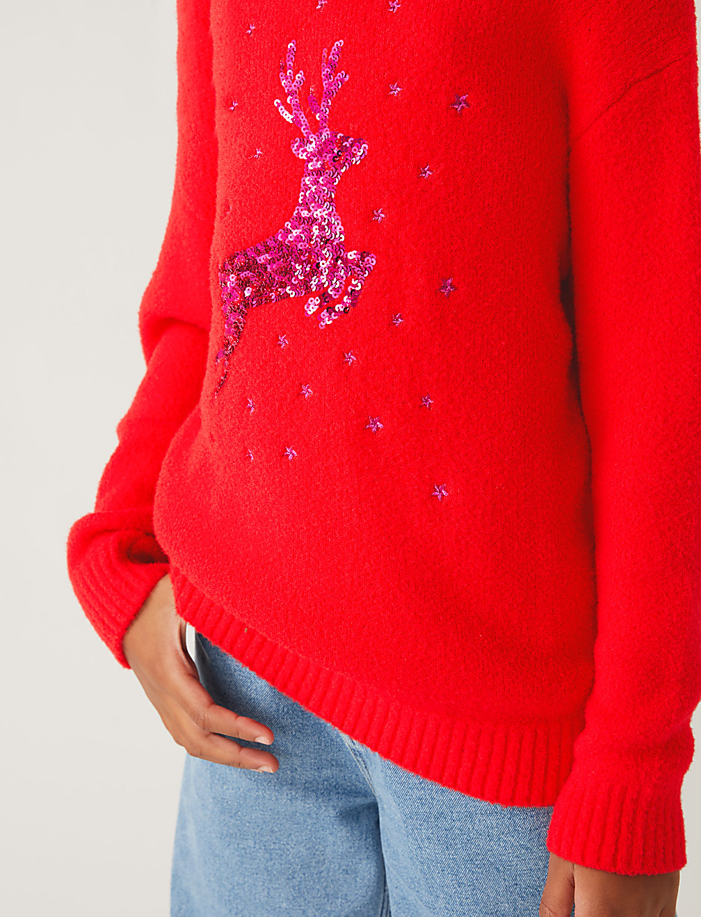 Knitted Reindeer Jumper