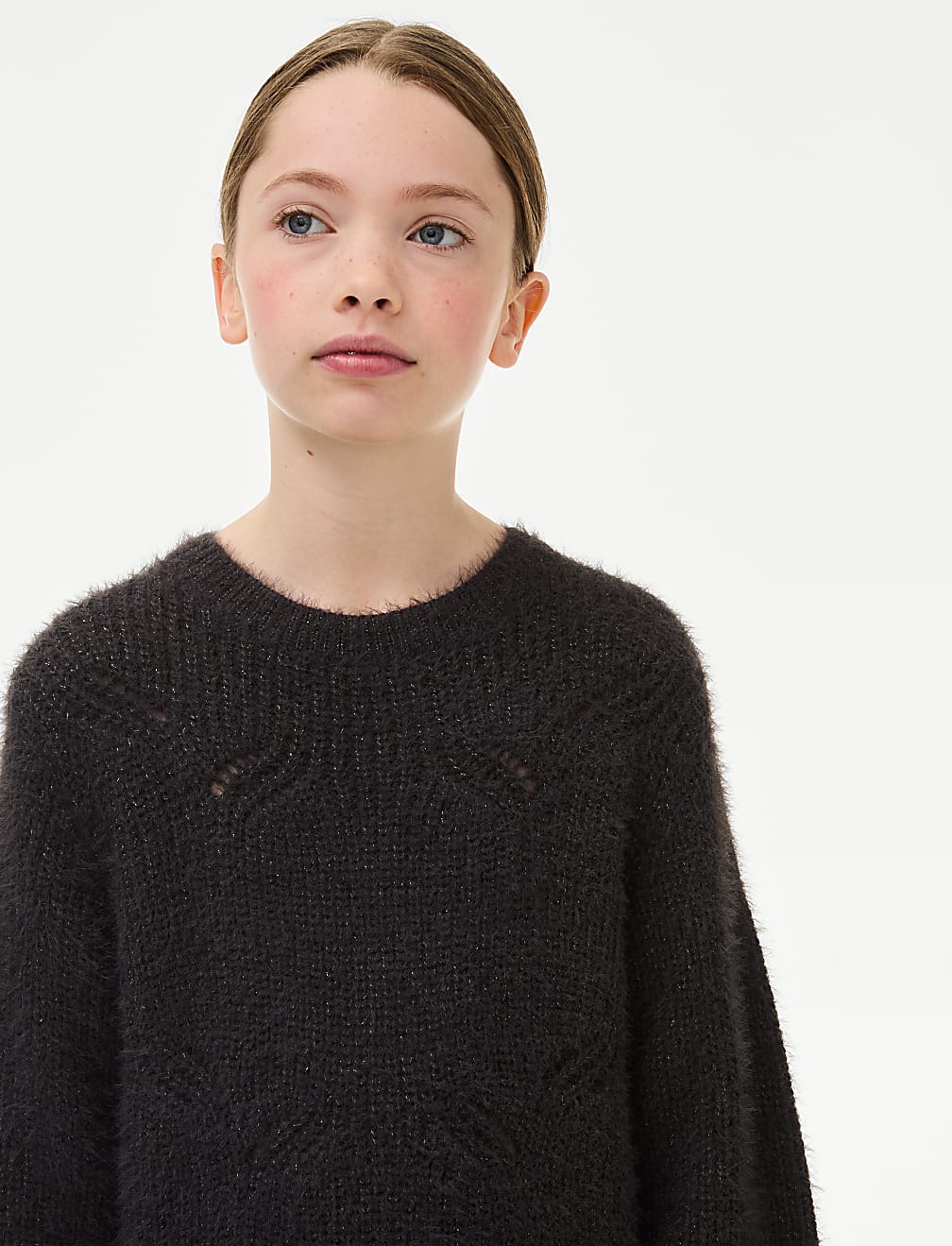 Fluffy Knit Dress (6-16 Yrs)