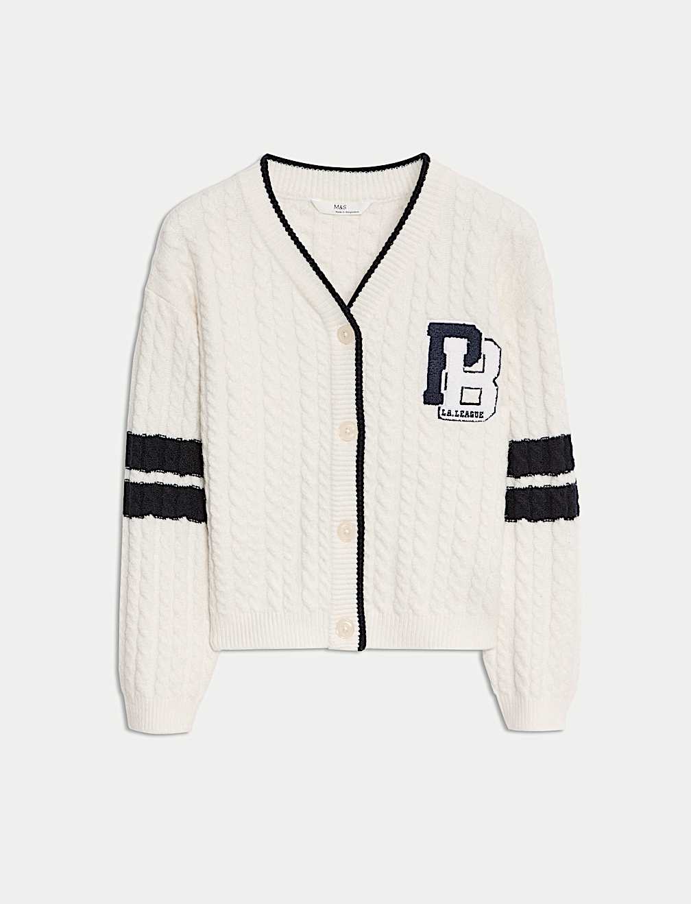 Varsity Oversized Cardigan (6-16 Yrs)