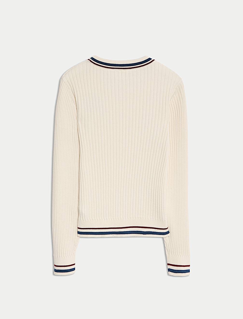 Pure Cotton Ribbed Jumper (6 - 16 yrs)