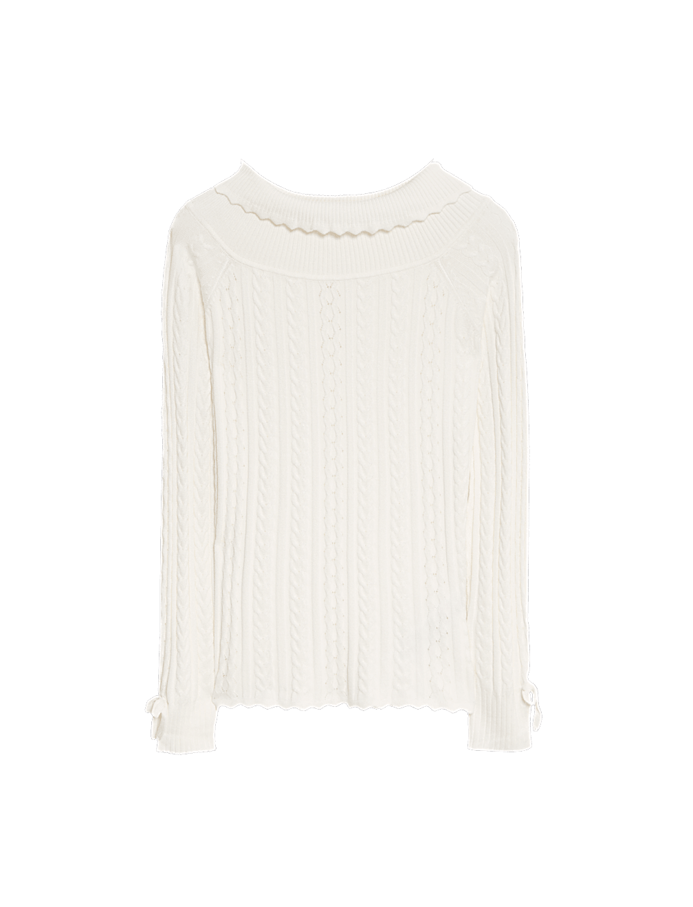 Knitted Bardot Top (6-16 Yrs)