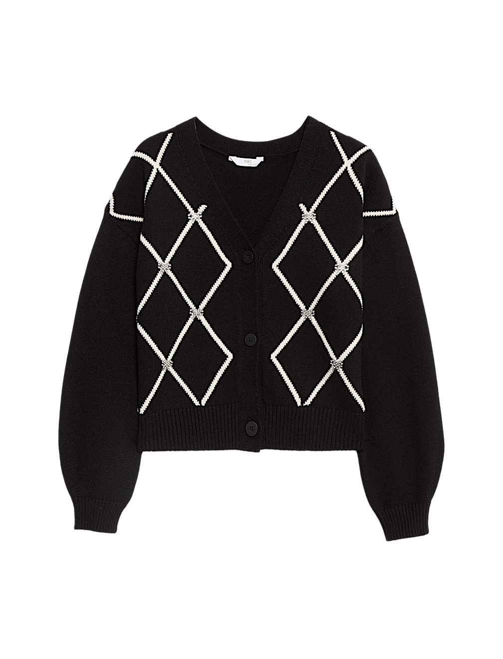 Diamante Bow Cardigan (6-16 Yrs)