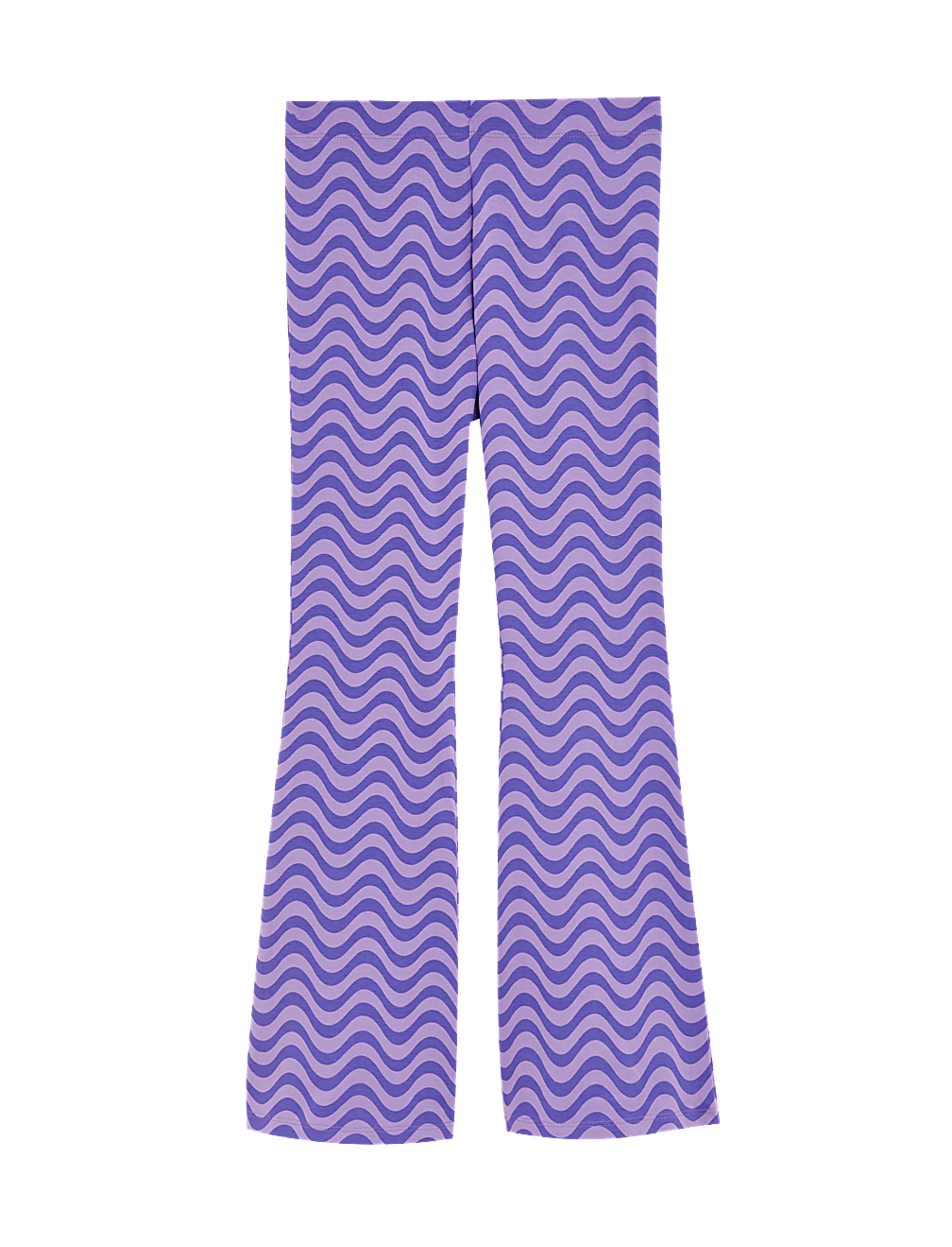 Cotton Rich Printed Flared Leggings