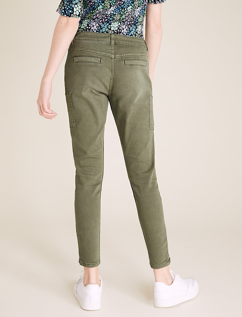 Skinny Denim Utility Jeans (6-14 Yrs)