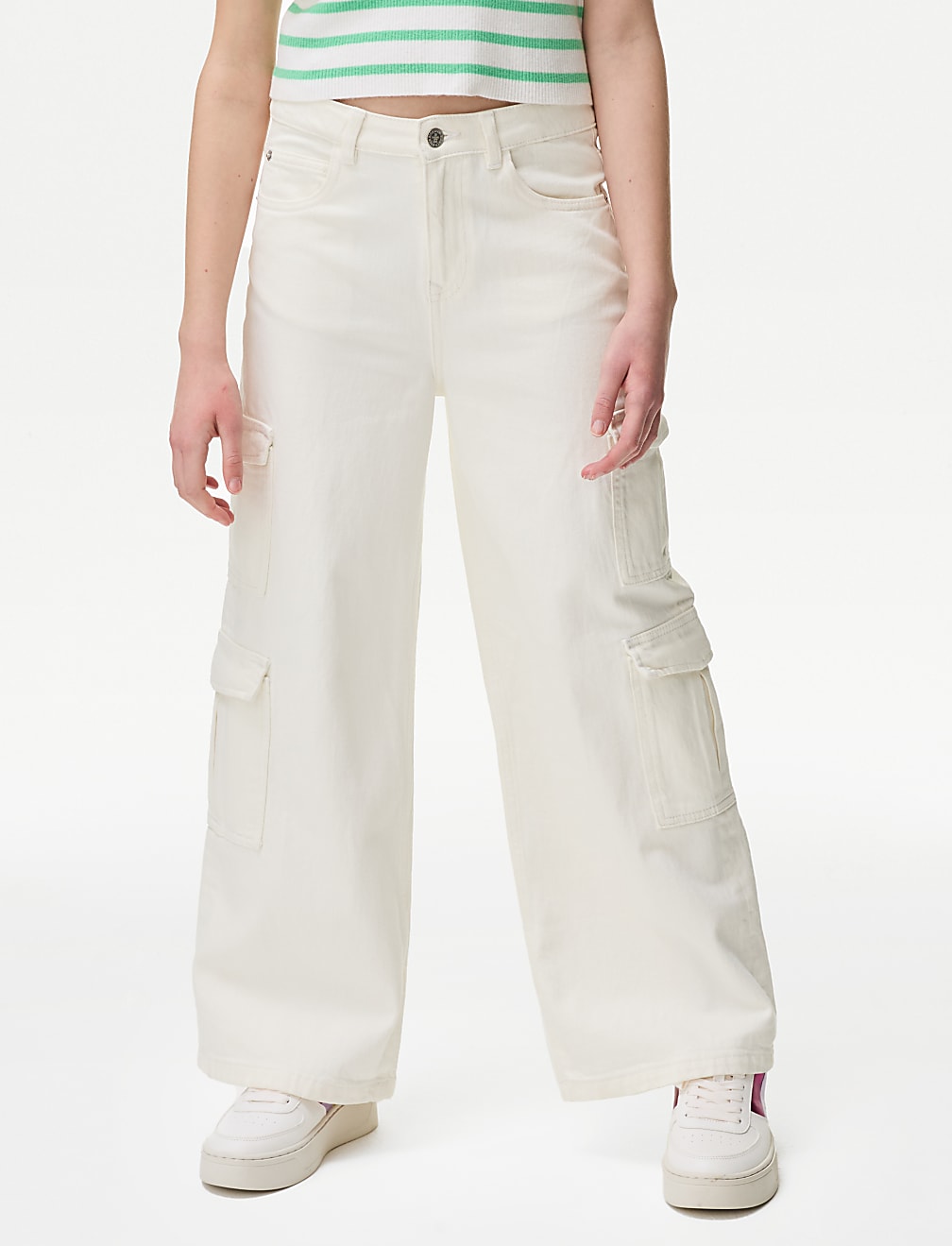 Cotton Rich Cargo Jeans (6-16 Yrs)