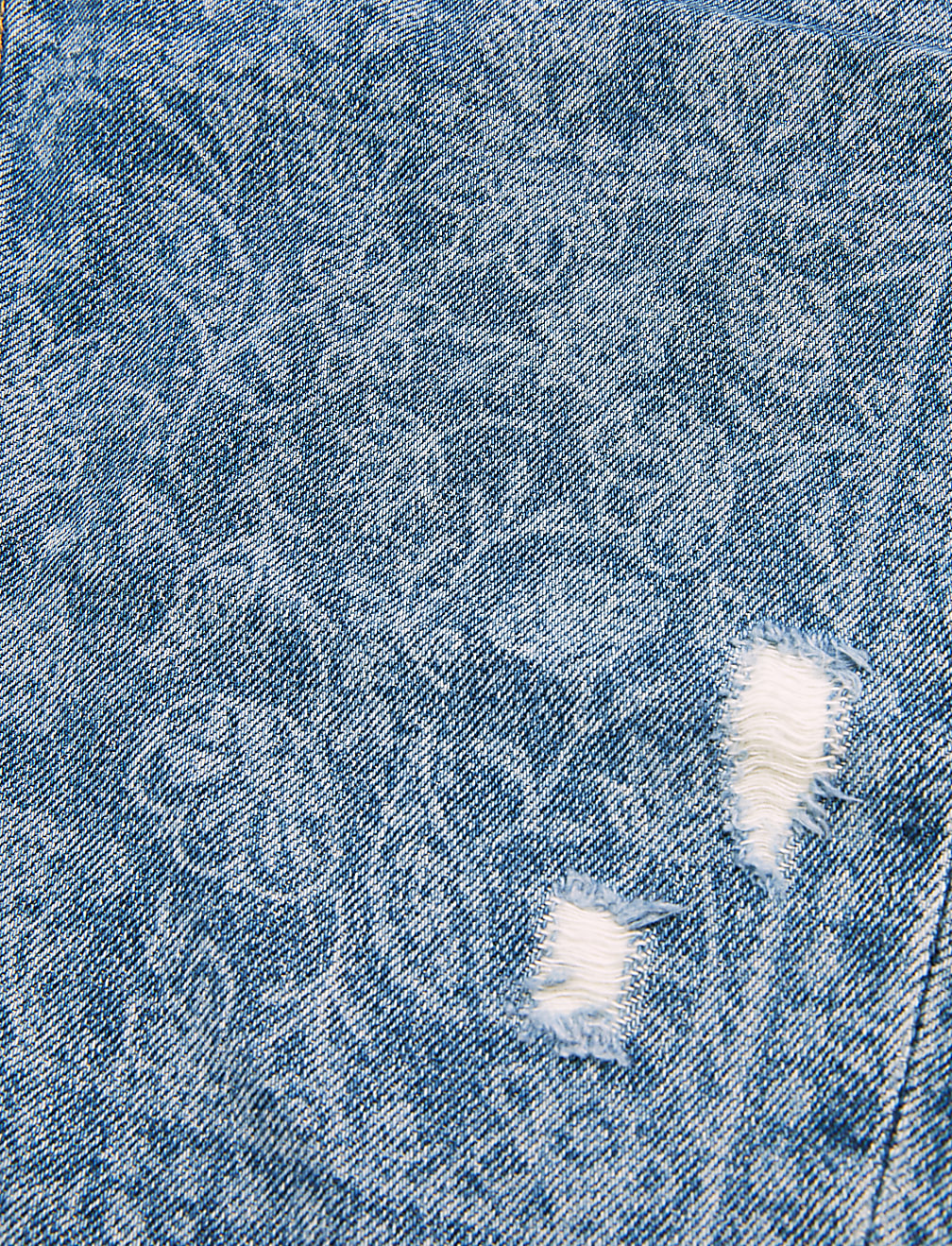 Mom Fit Denim Floral Jeans (6-16 Yrs)