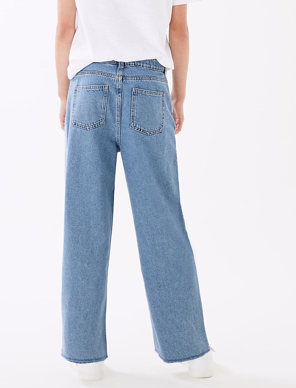 Wide Leg Denim Jeans (6-16 Yrs)