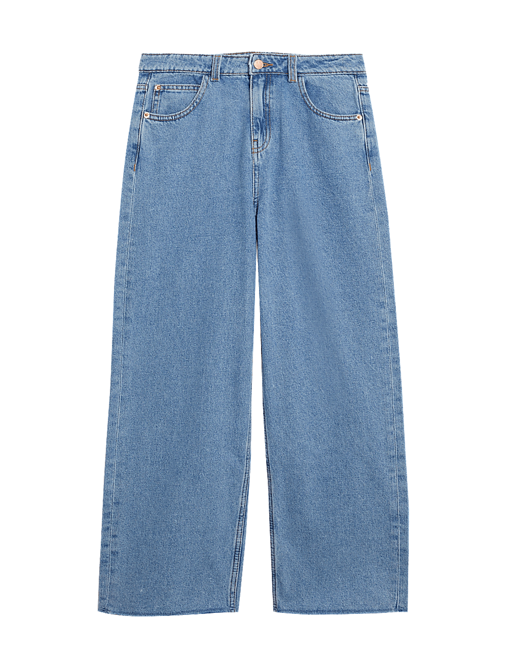 Wide Leg Denim Jeans (6-16 Yrs)