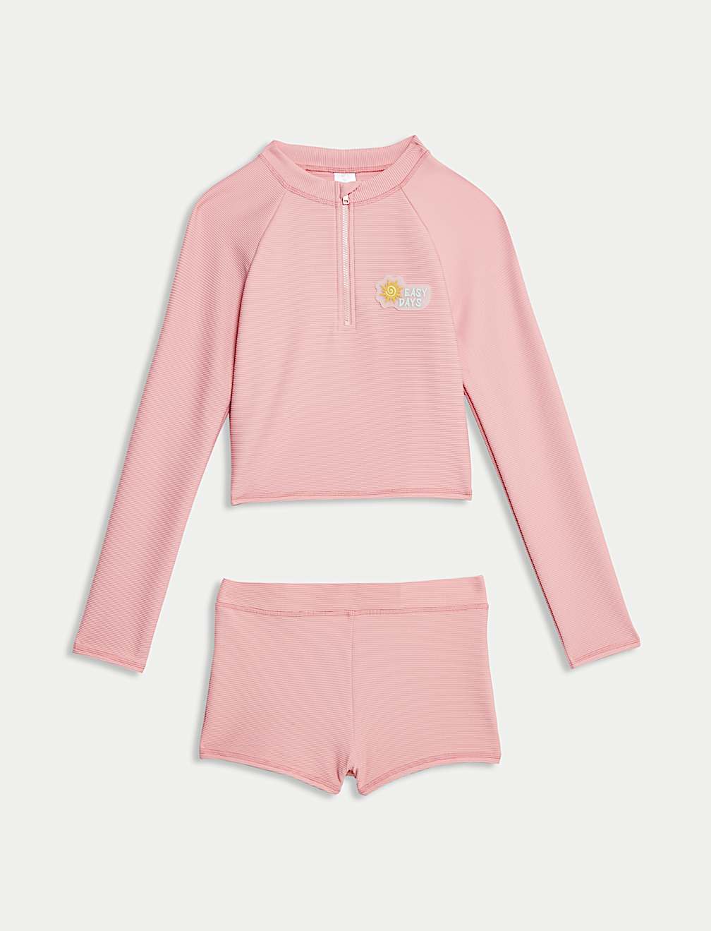 2pc Long Sleeve Rash Vest Set (6-16 Yrs)