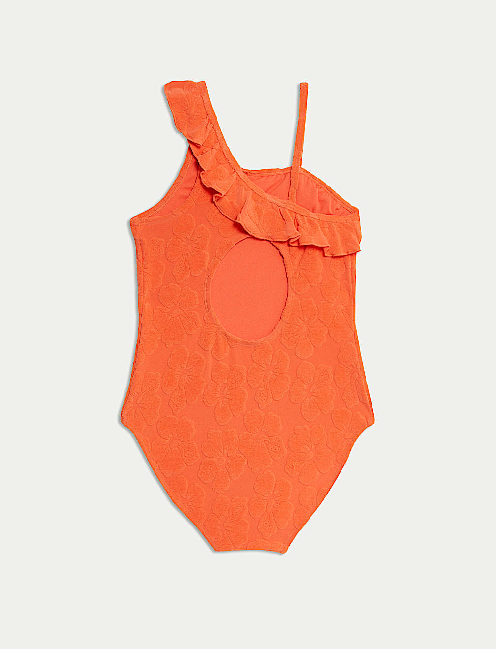 Frill Textured Swim Suit