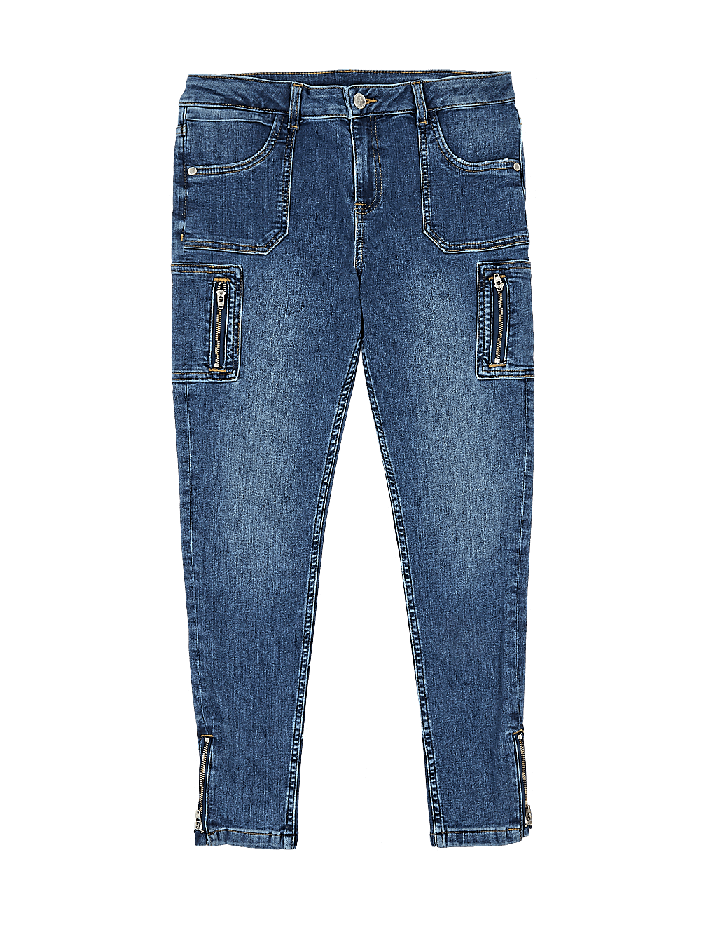 Slim Denim Utility Jeans (6-16 Yrs)