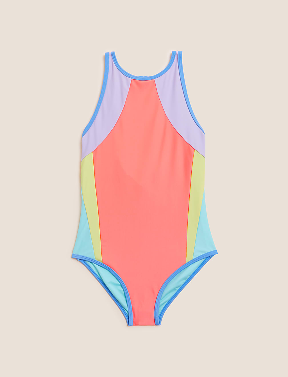 Colourblock Swimsuit (6-16 Yrs)