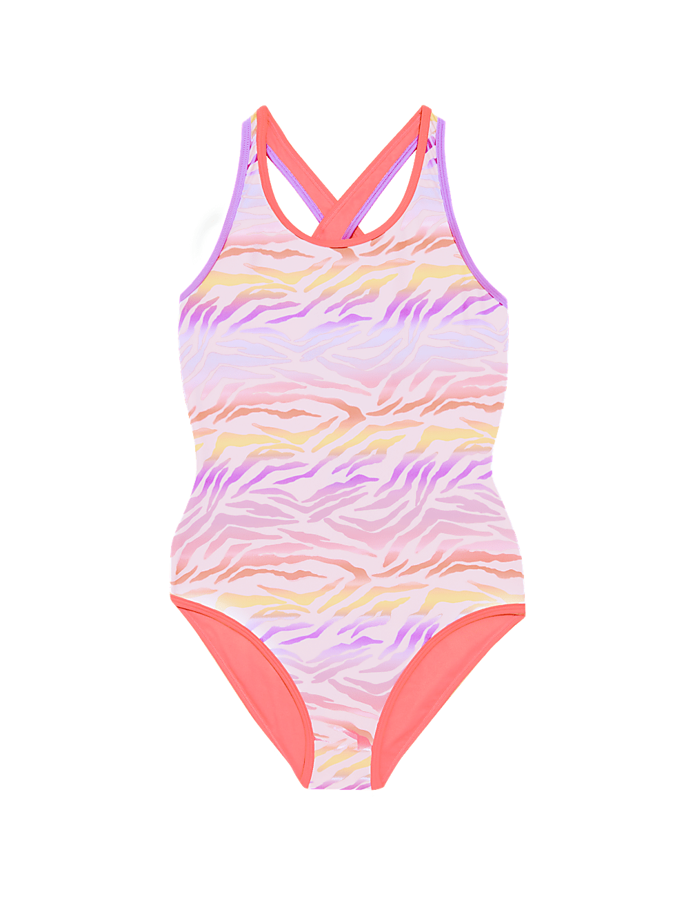 Zebra Print Swimsuit (6-16 Yrs)