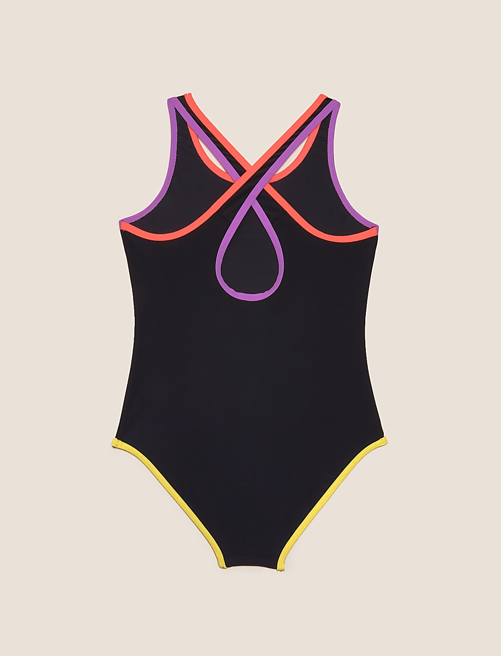 Ride The Wave Slogan Swimsuit (6-16 Yrs)
