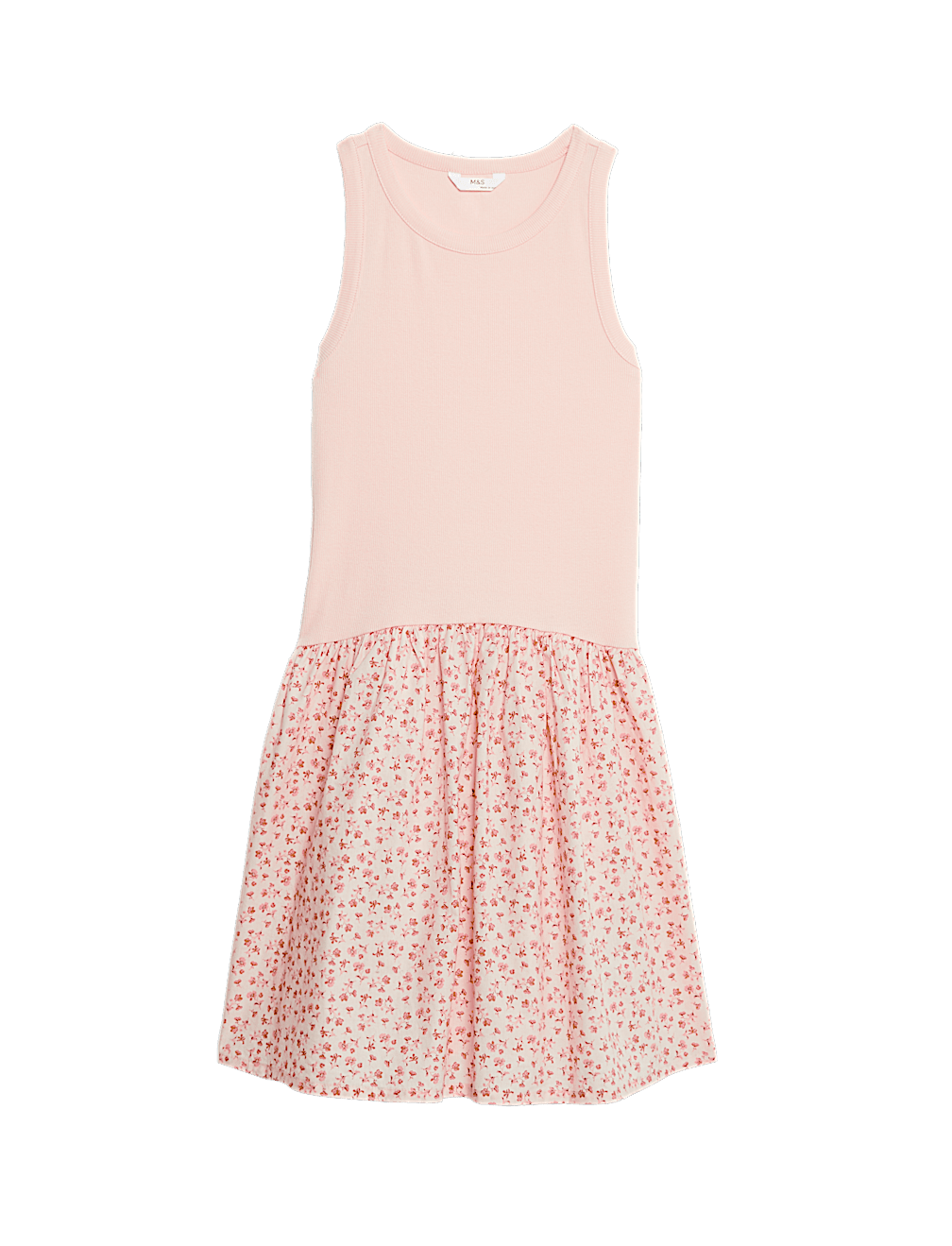 Cotton Rich Ribbed Dress (2-16 Yrs)