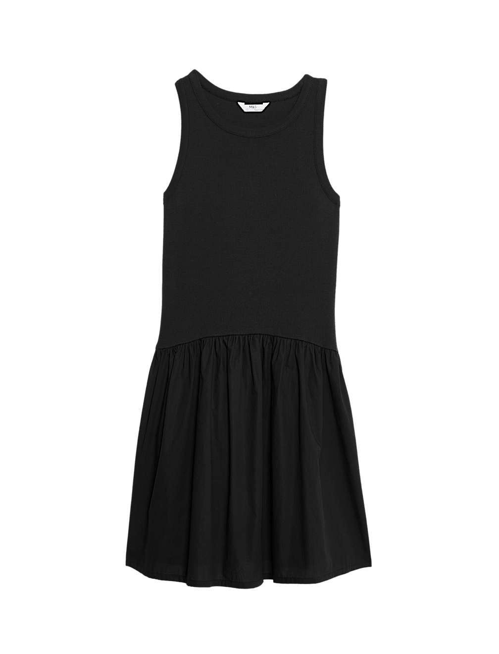 Cotton Rich Ribbed Dress (2-16 Yrs)