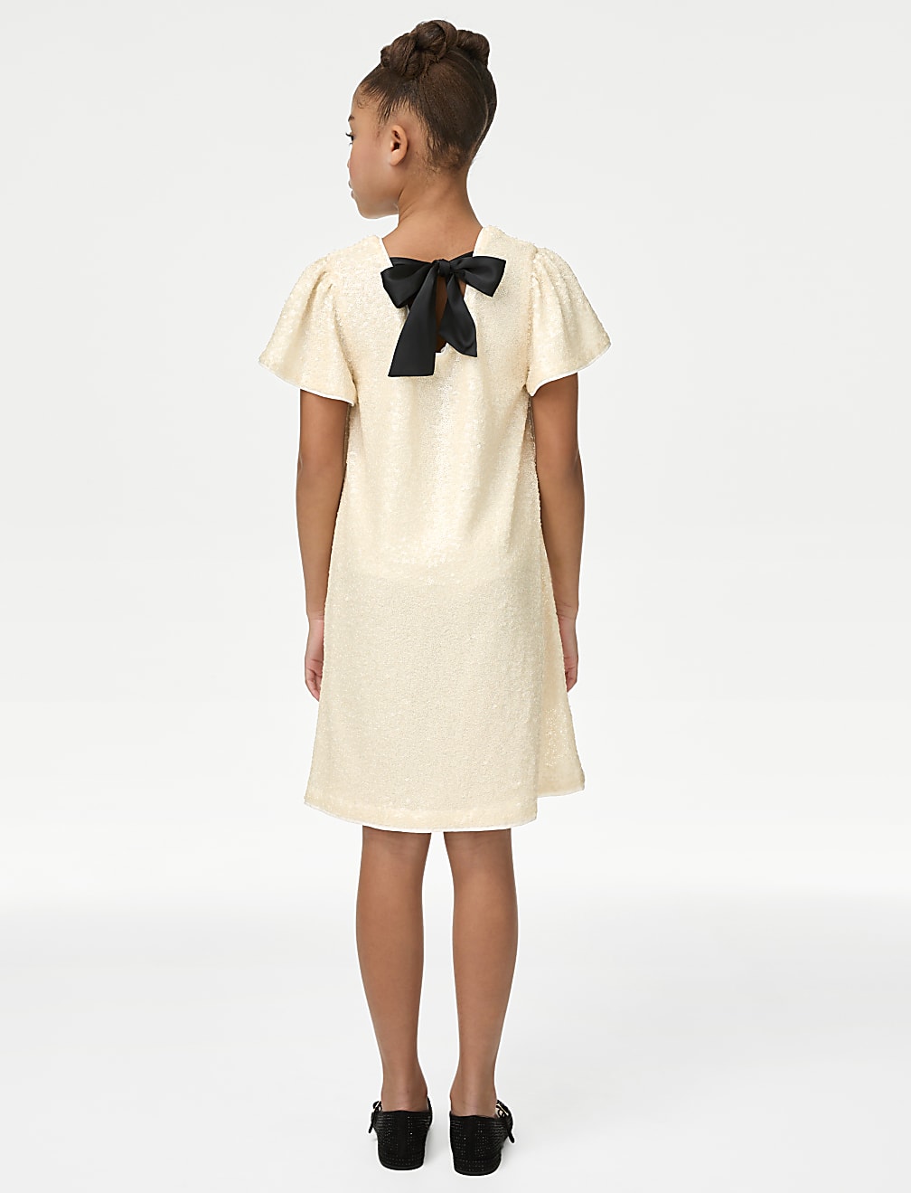 Sequin Bow Dress (2-16 Yrs)