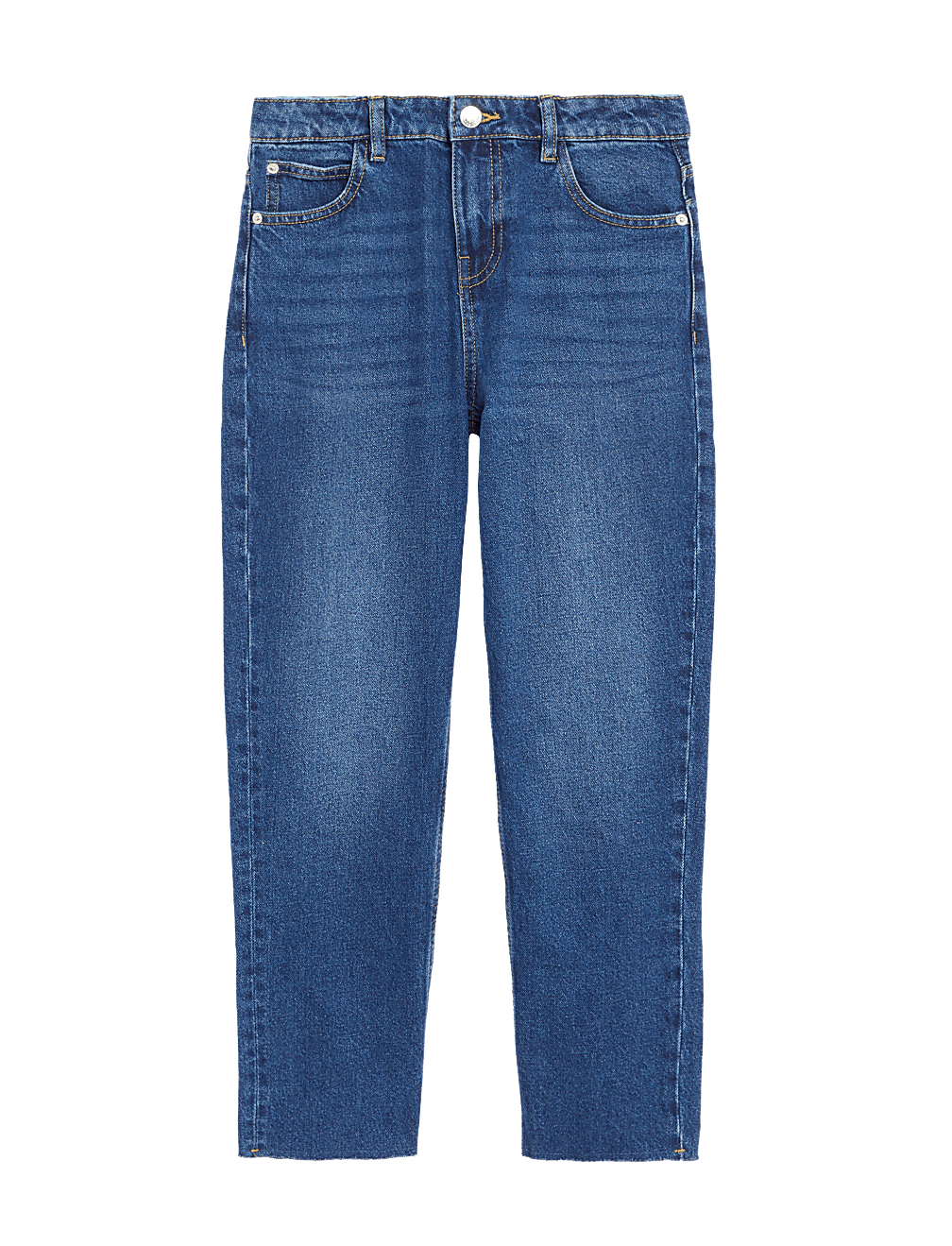 Straight Leg Denim Jeans
