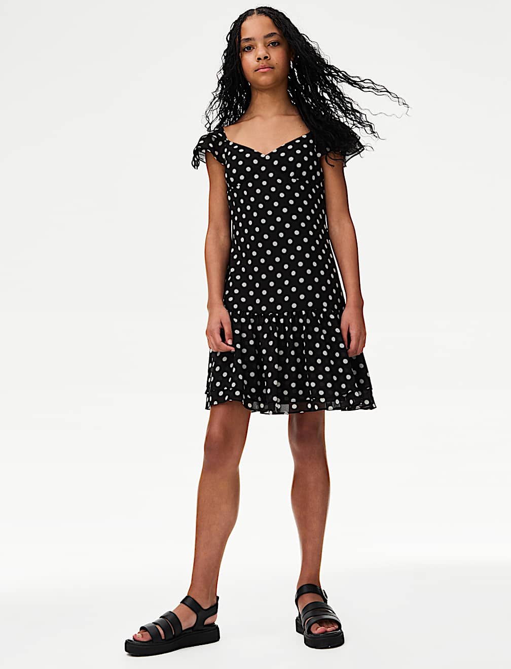 Floral Frill Dress (6-16 Yrs)