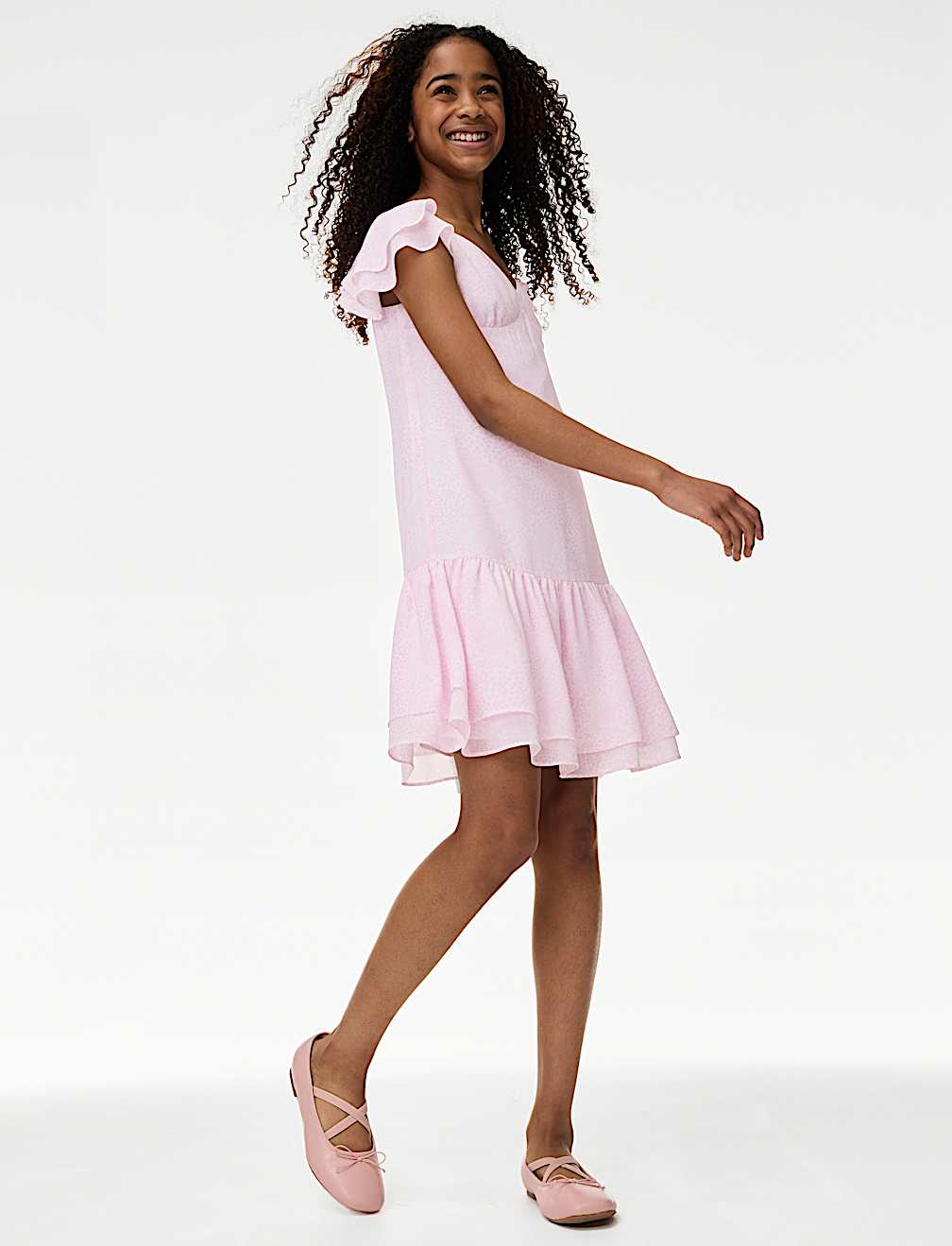 Floral Frill Dress (6-16 Yrs)