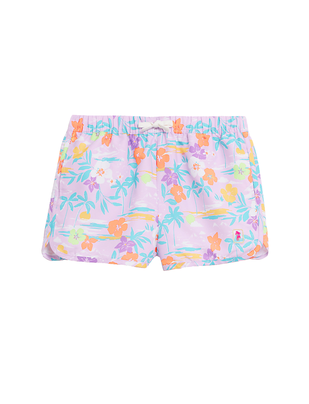 Palm Print Swim Shorts
