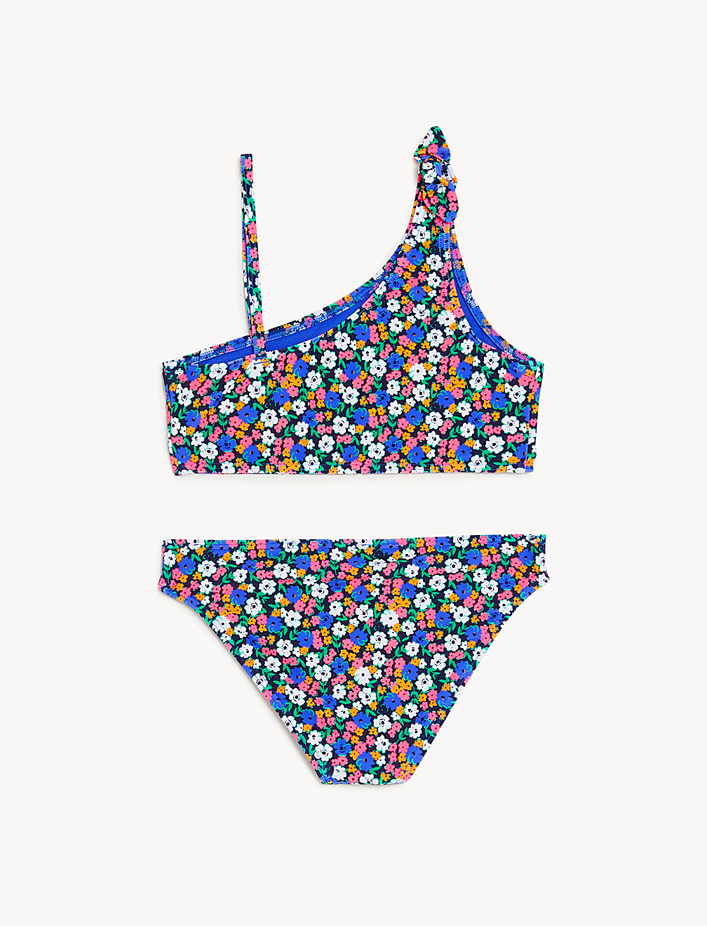 Floral One Shoulder Bikini