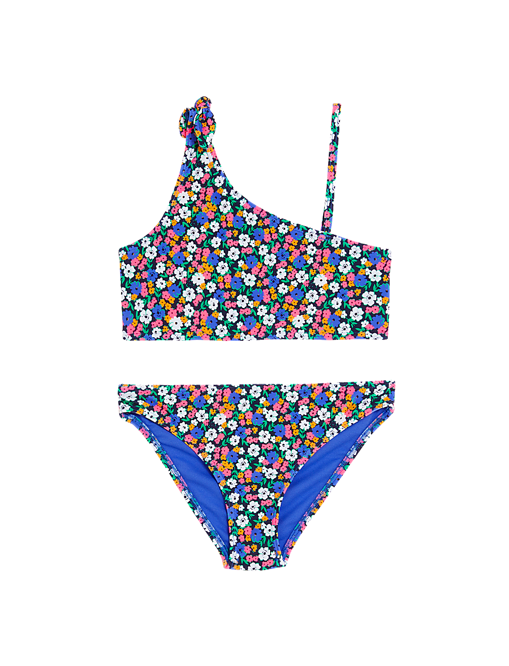 Floral One Shoulder Bikini