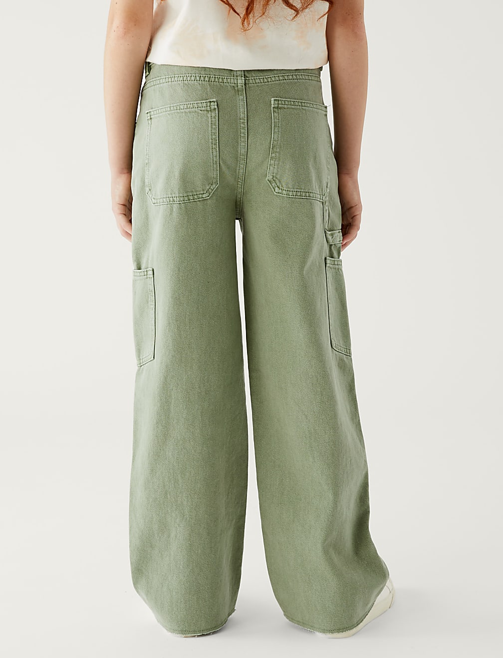 Denim Cargo Jeans