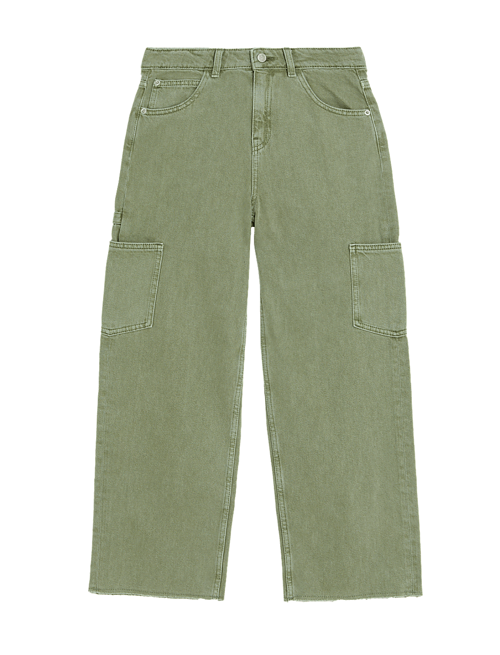 Denim Cargo Jeans