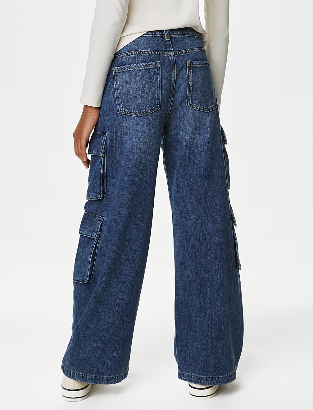 90's Baggy Low Rise Denim Jeans (6-16 Yrs)