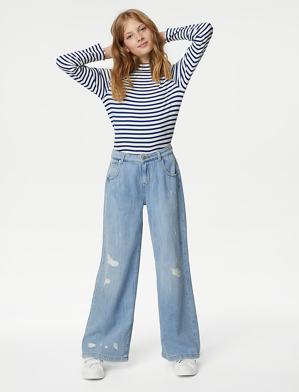 90's Baggy Low Rise Denim Jeans (6-16 Yrs)