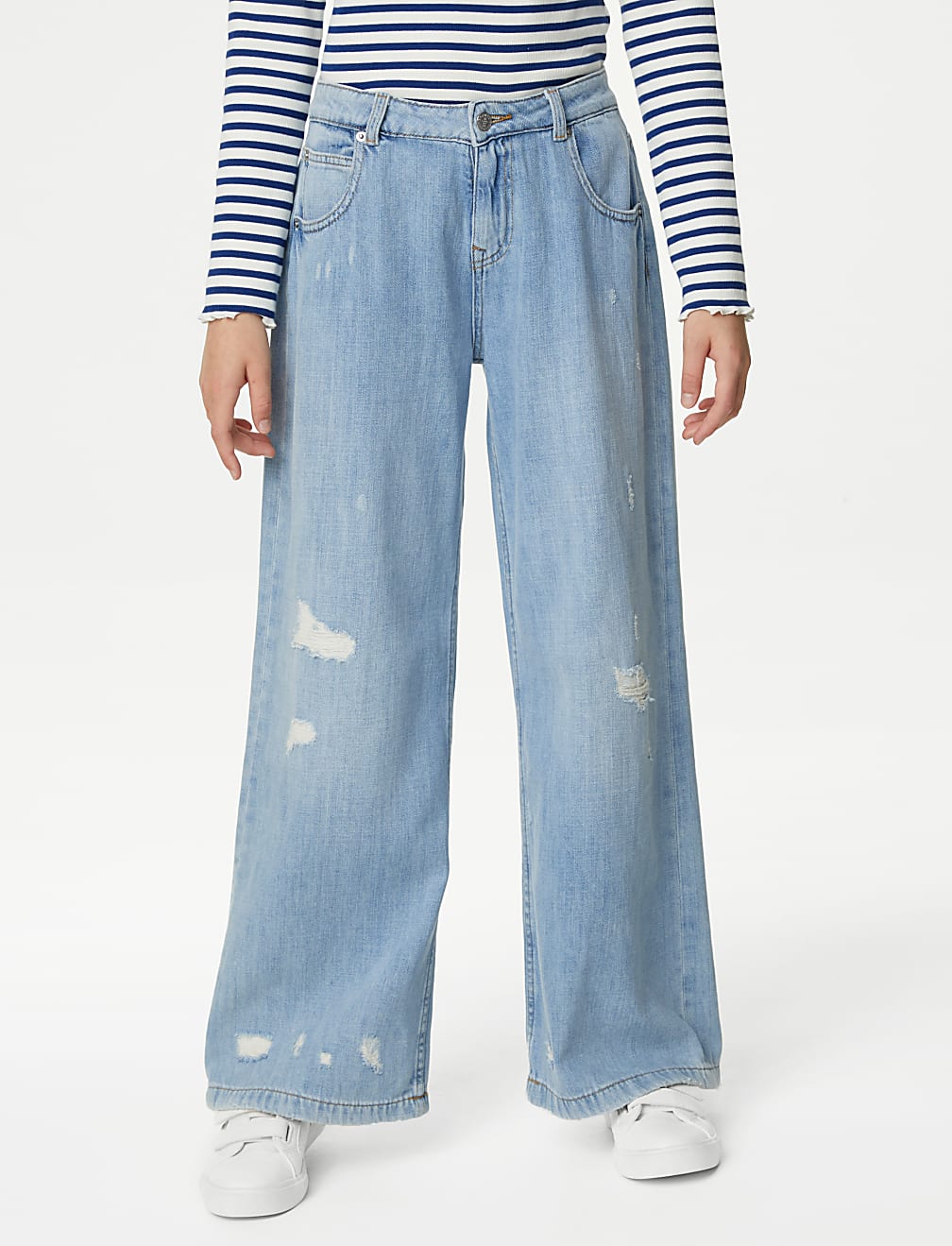 90's Baggy Low Rise Denim Jeans (6-16 Yrs)