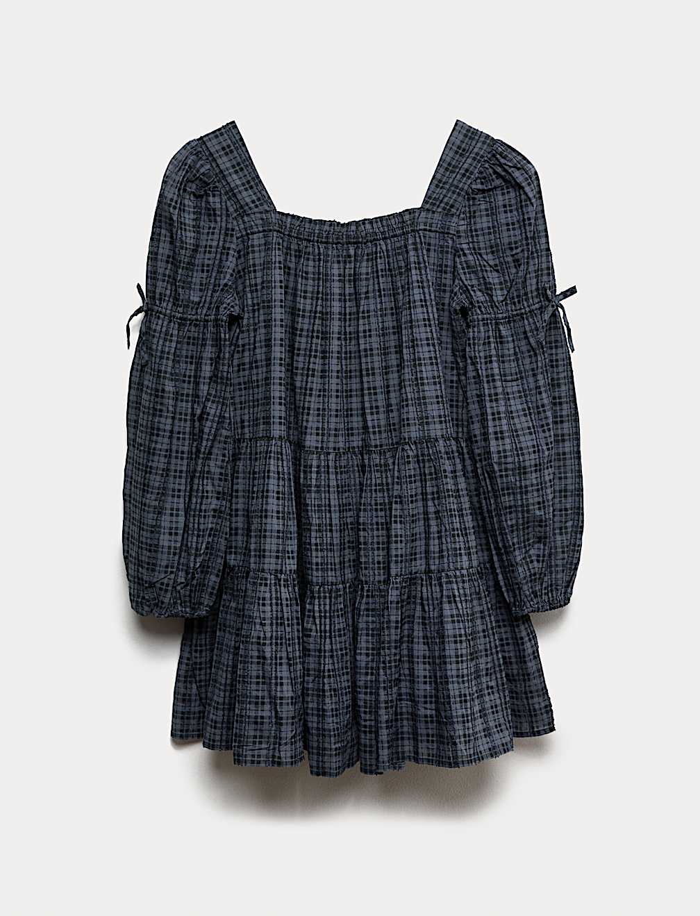 Pure Cotton Checked Dress (6-16 Yrs)