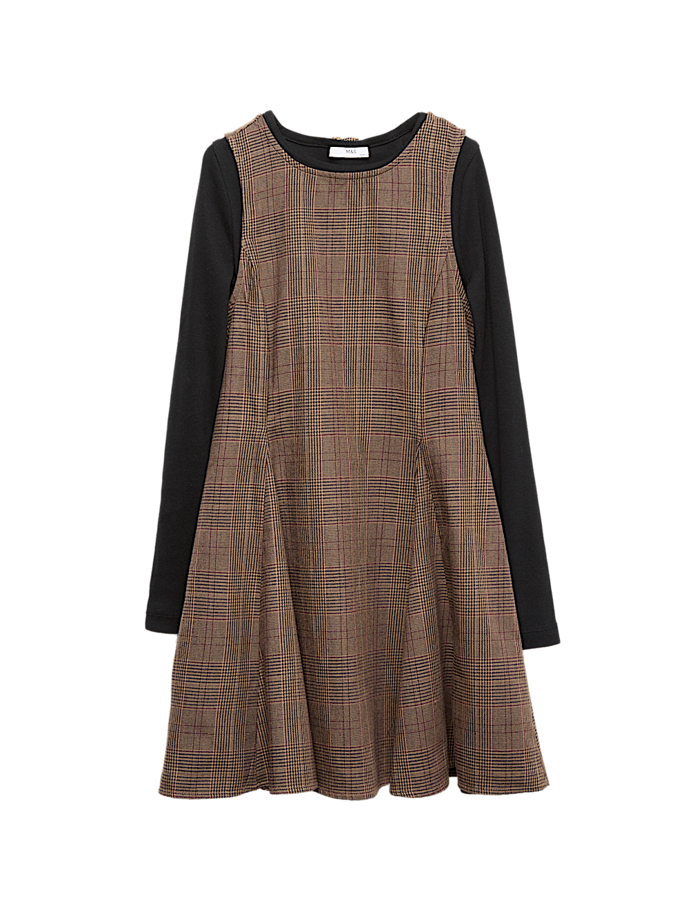 2pc Cotton-Rich Dress and Top Set (6-16 Yrs)