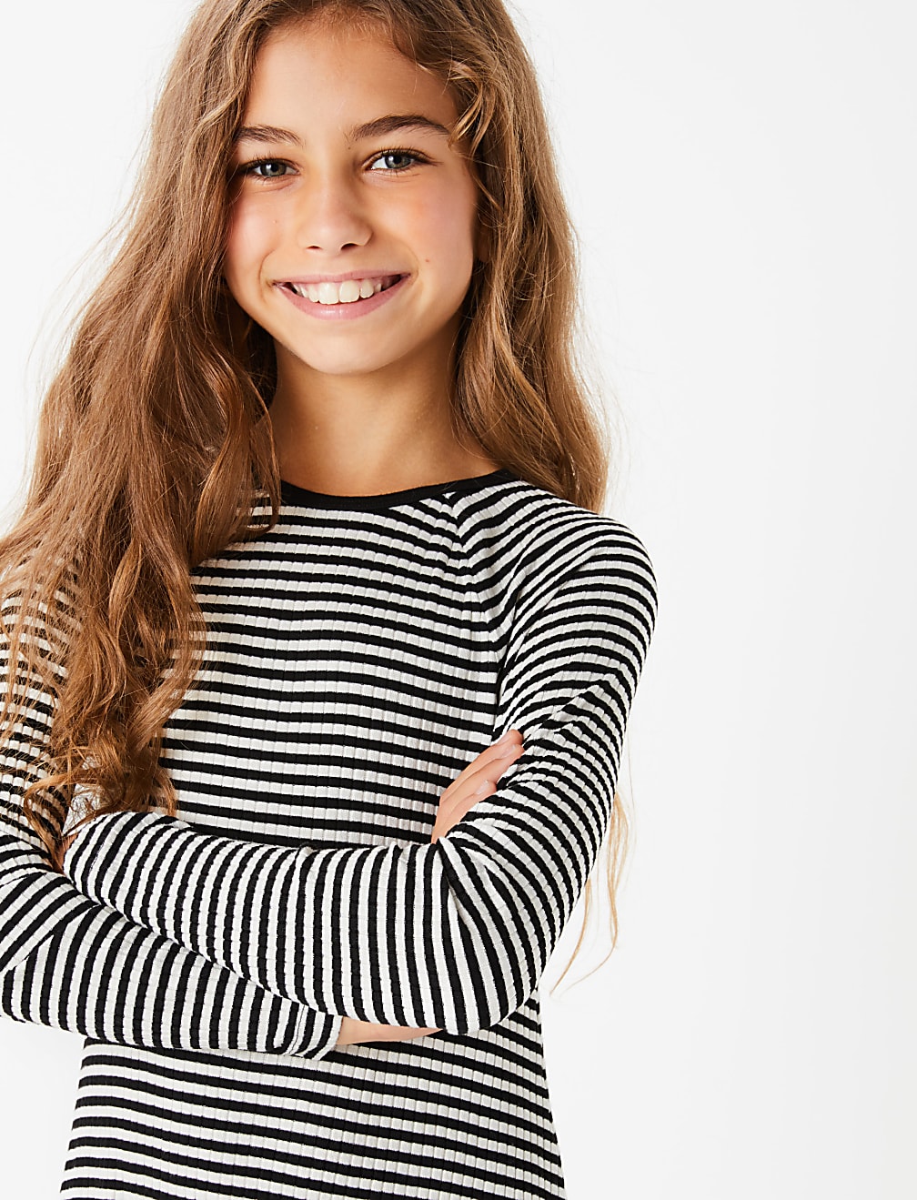 Striped Dress (3-16 Years)