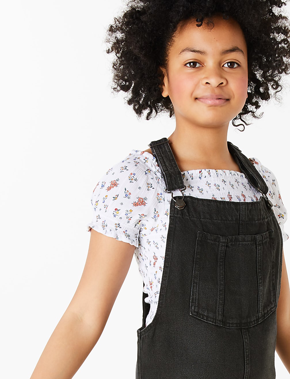 Denim Pinafore Dress (6-16 Years)