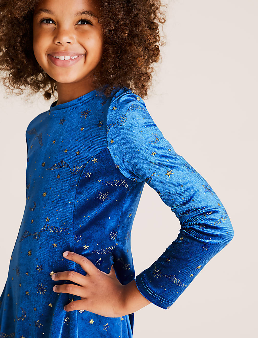 Harry Potter™ Velvet Glitter Dress (6-16 Yrs)