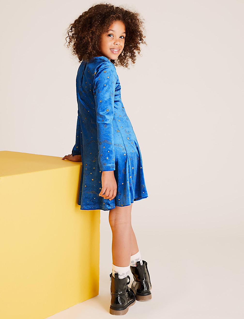 Harry Potter™ Velvet Glitter Dress (6-16 Yrs)