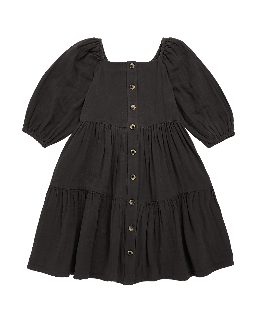 Pure Cotton Tiered Dress