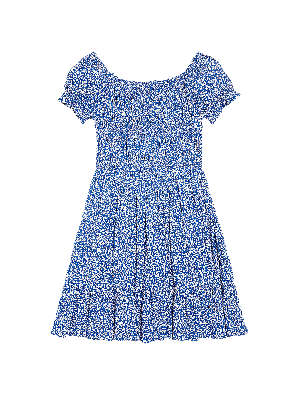 Floral Shirred Dress (6-16 Yrs)
