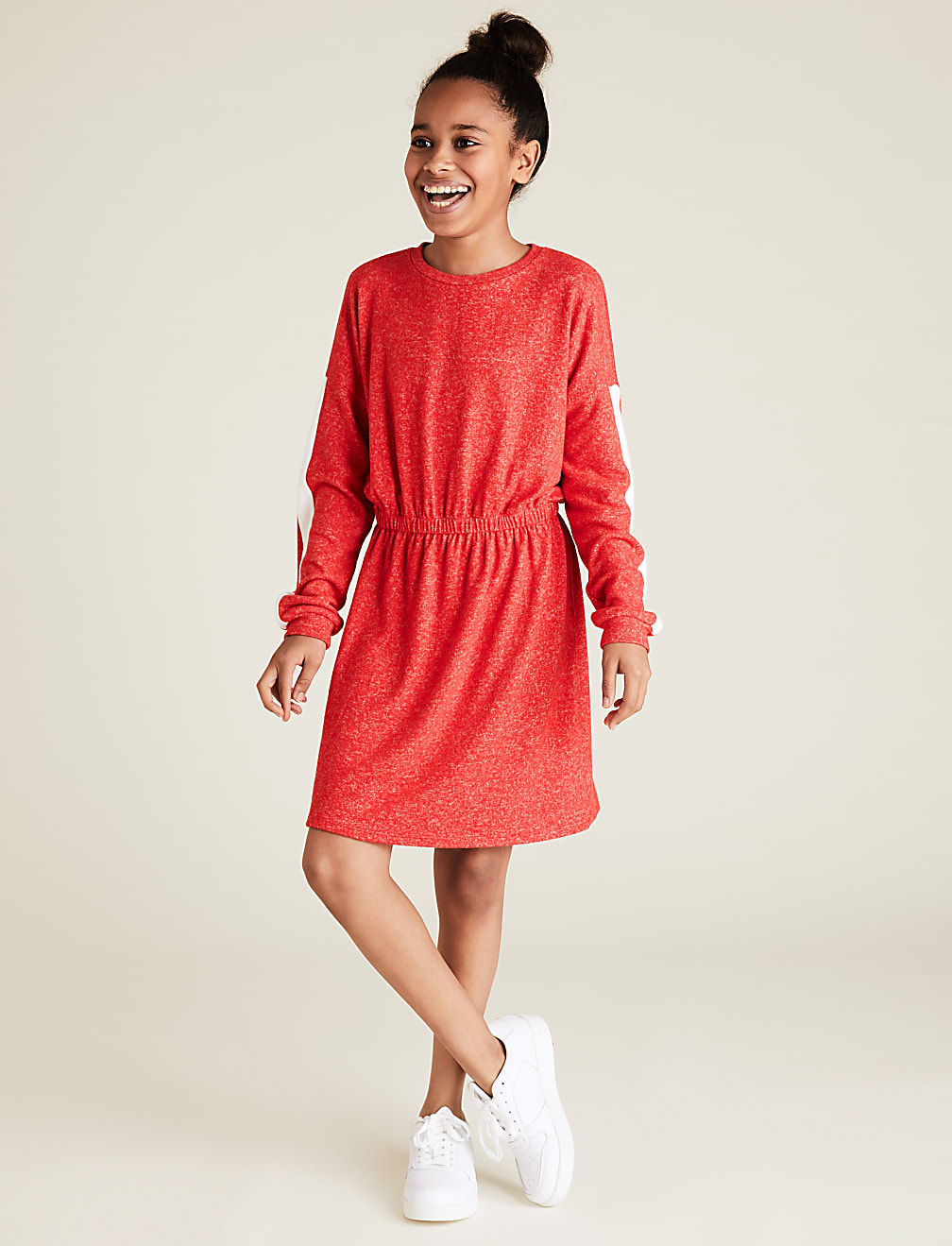 Cosy Sporty Side Stripe Dress
