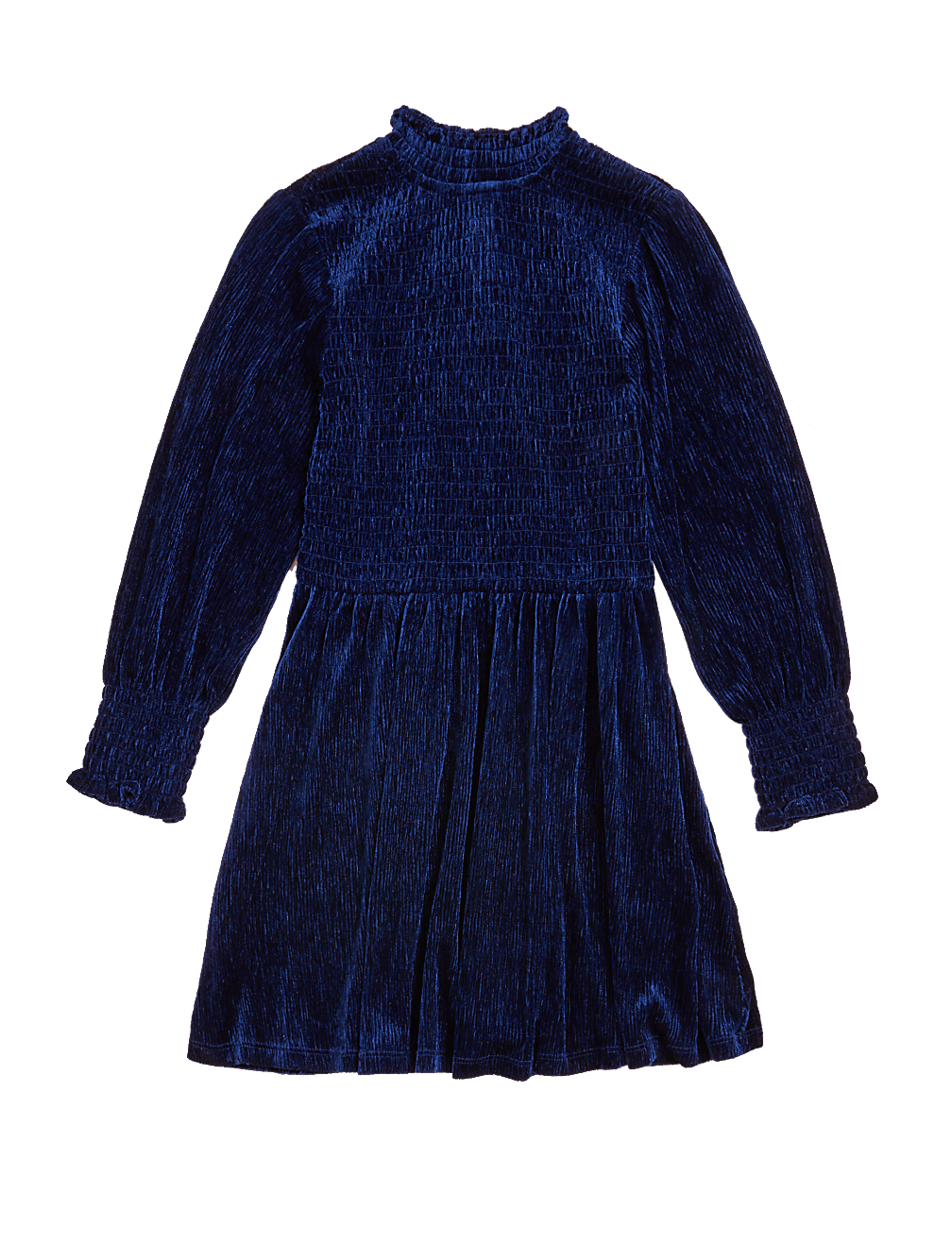 Velvet Tiered Dress (6-16 Yrs)