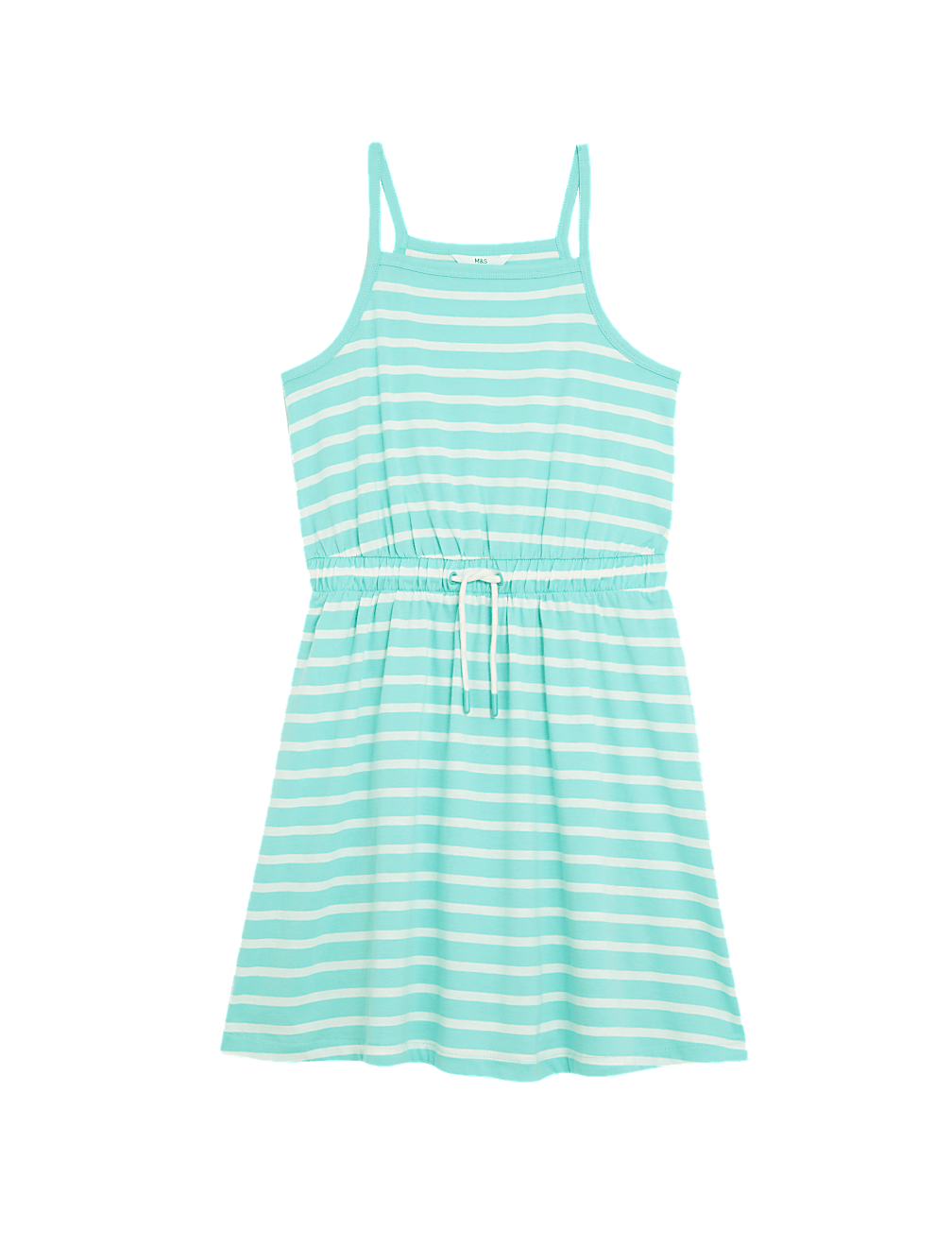 Pure Cotton Striped Dress