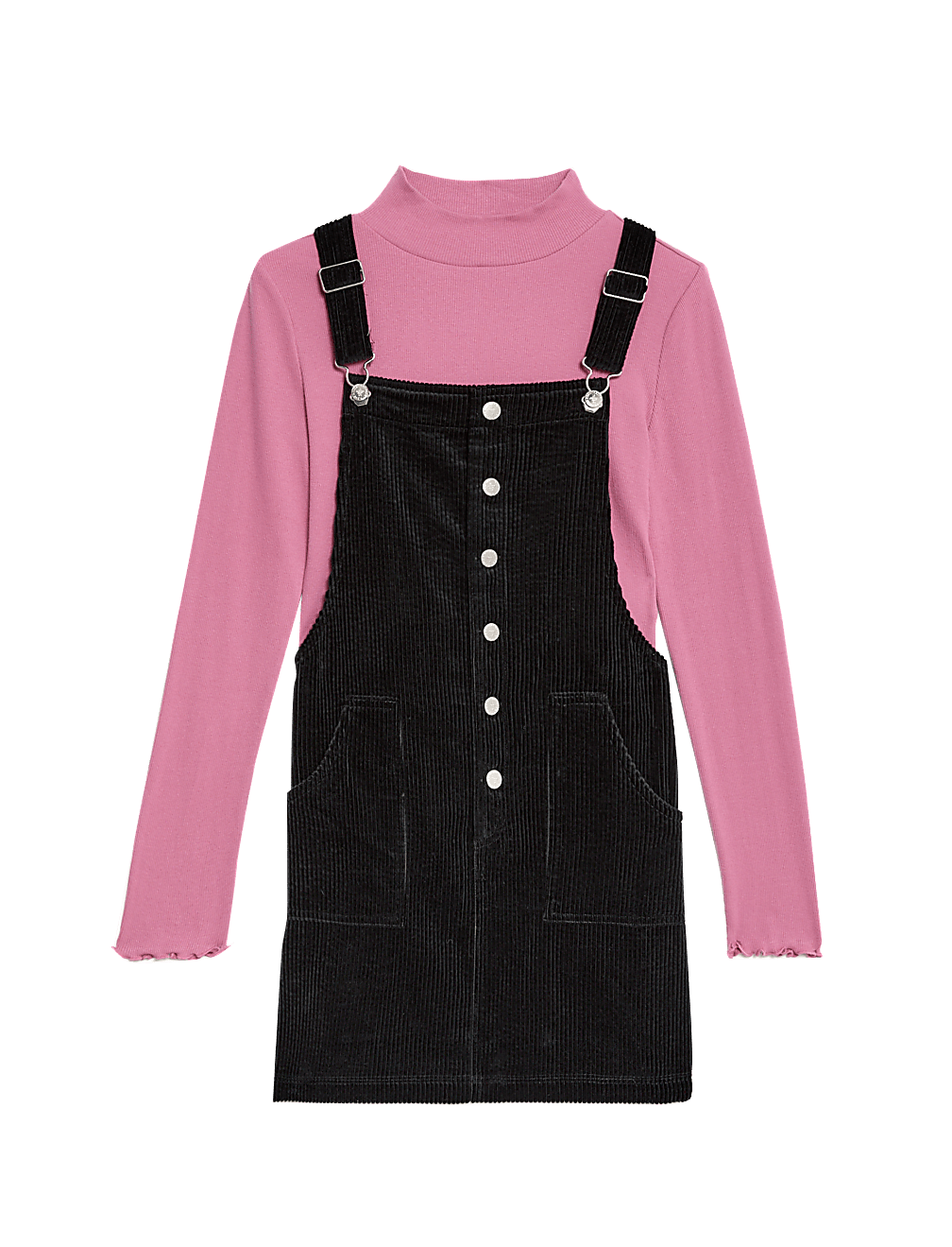 2pc Cord Pinafore Outfit (6-16 Yrs)