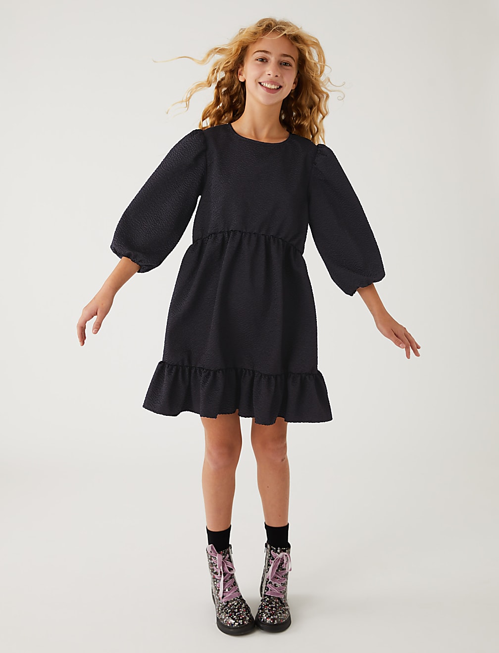 Embossed Dress